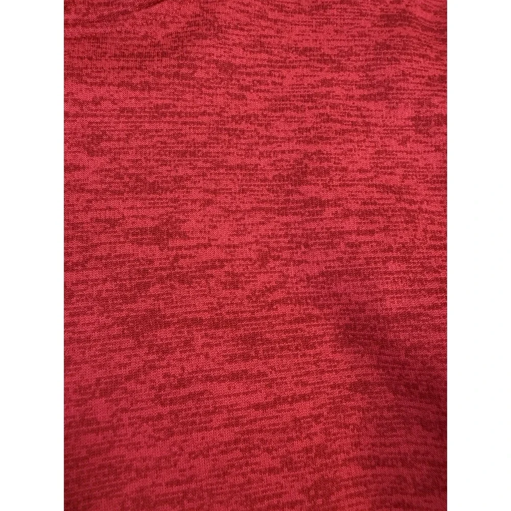 Adidas Mens Athletics Team Issue Pullover Hoodie Sweatshirt Red Soft - Large‎